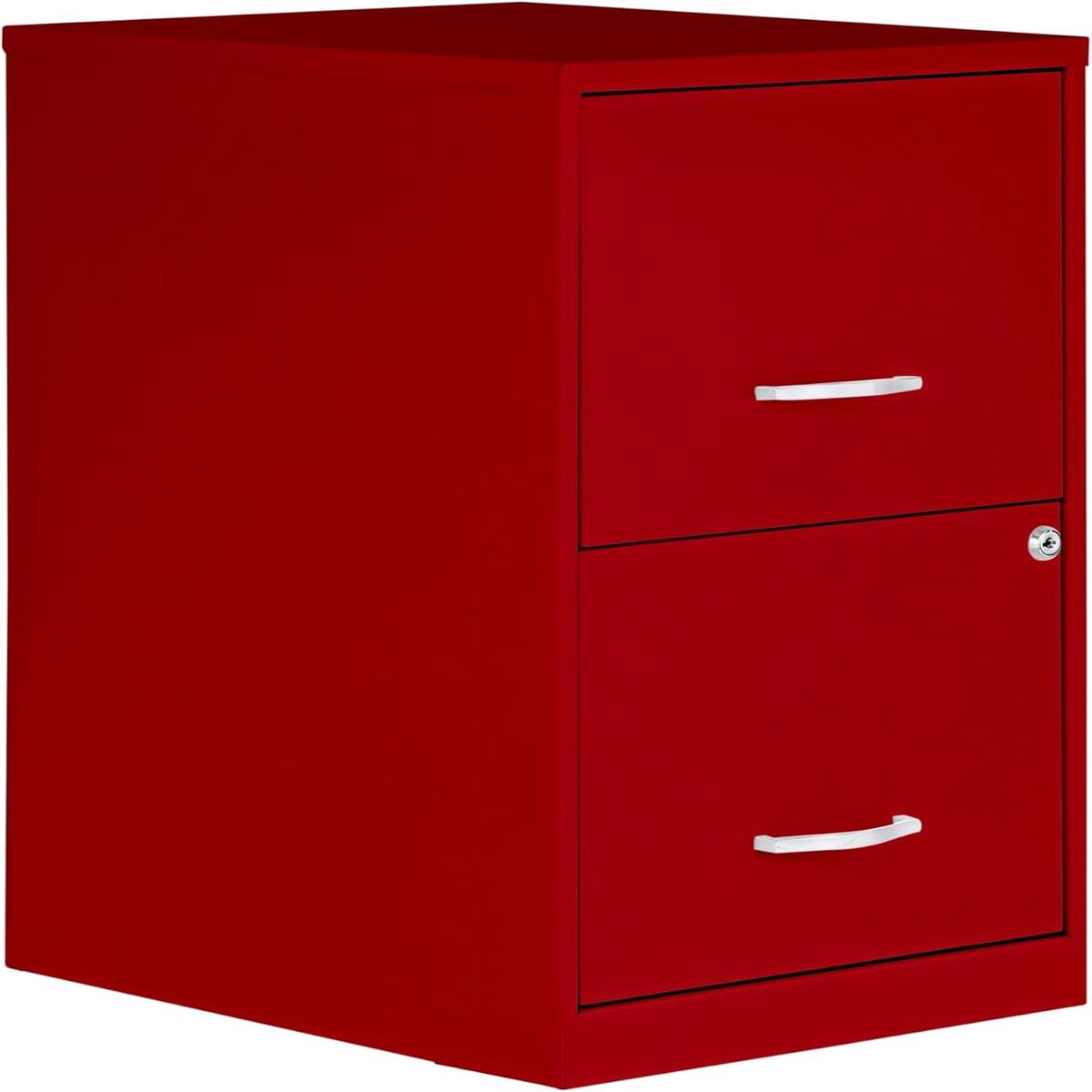 **2 Drawer File Cabinet Red - Kittitas County Orders Only