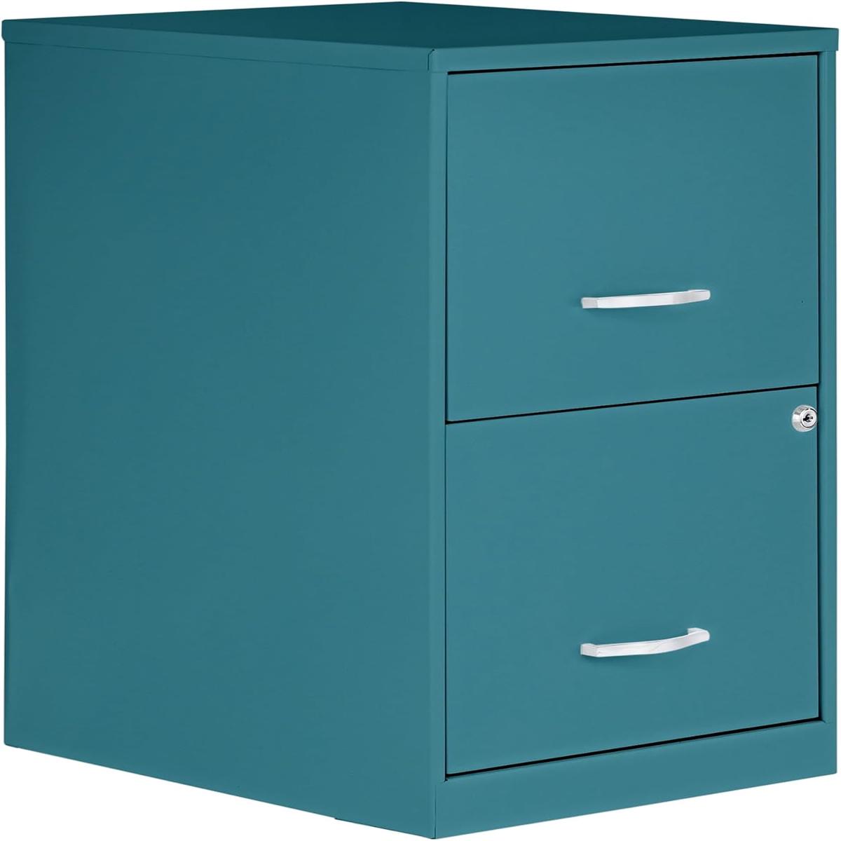 **2 Drawer File Cabinet Teal - Kittitas County Orders Only