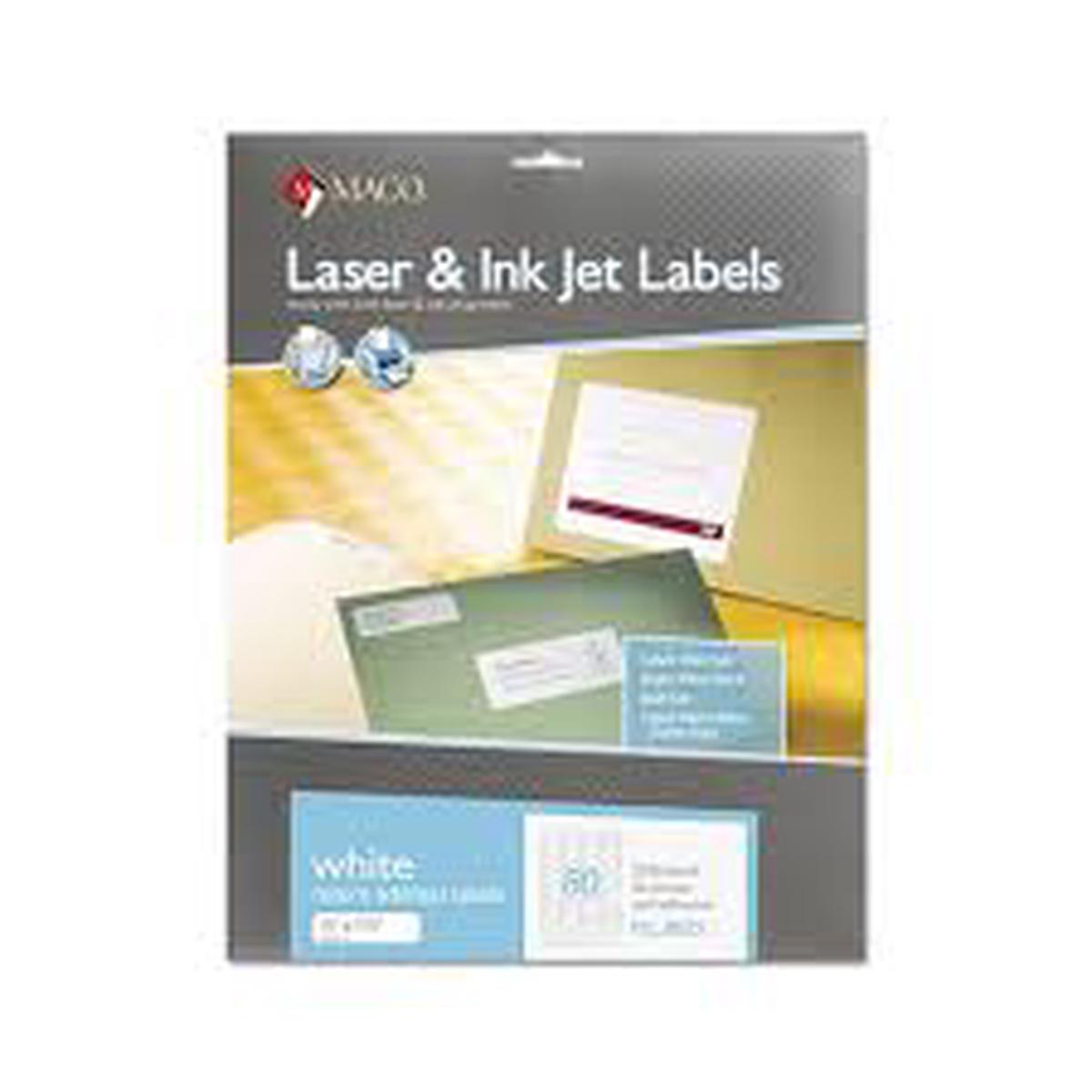 .5X1.75 White Return Labels
