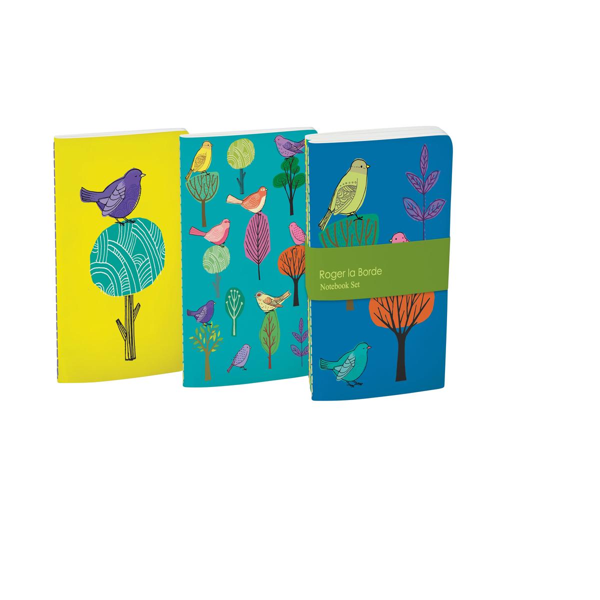 Bird Blue Notebook Set
