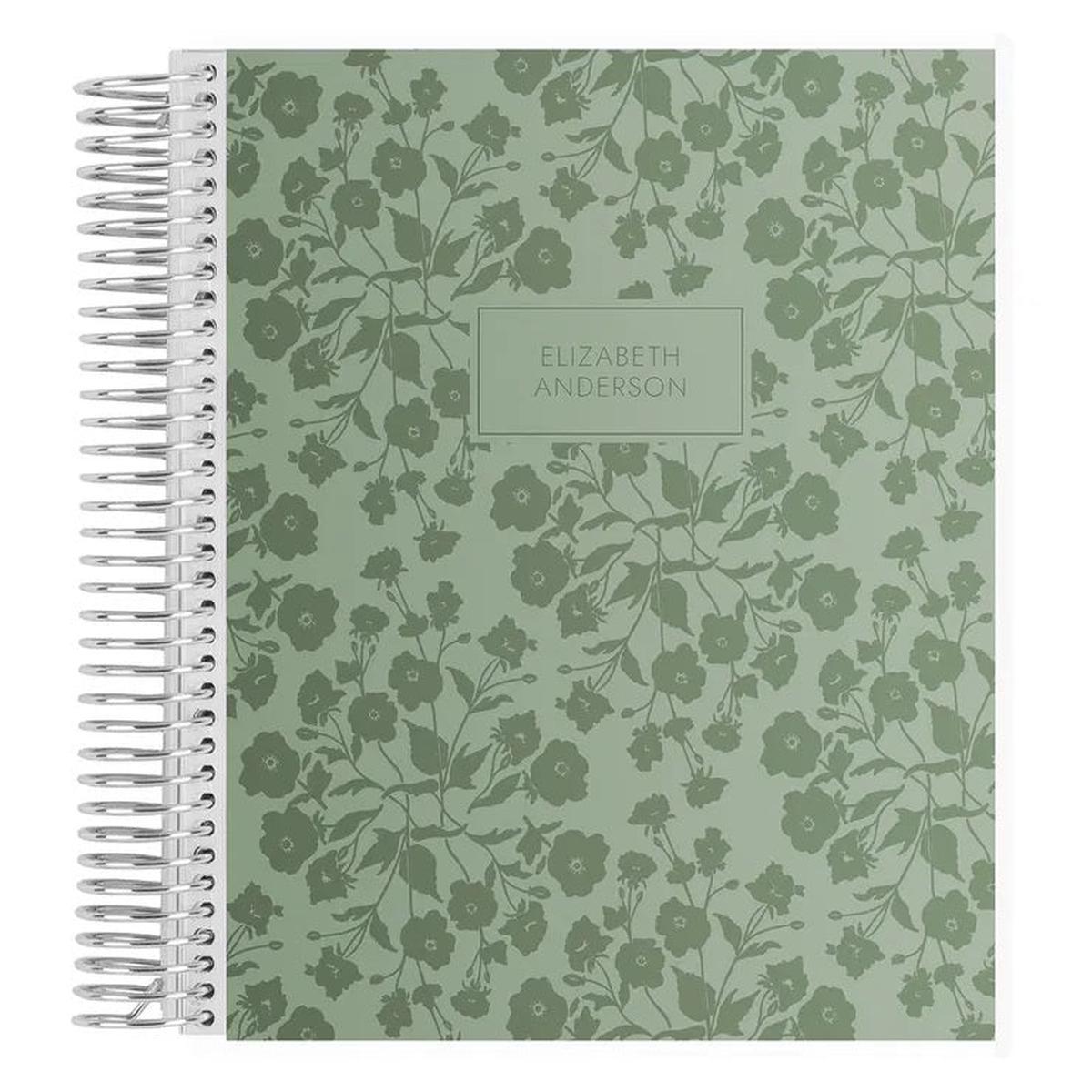 Erin Condren Bouquet Wallpaper 7" x 9" Coiled Notebook
