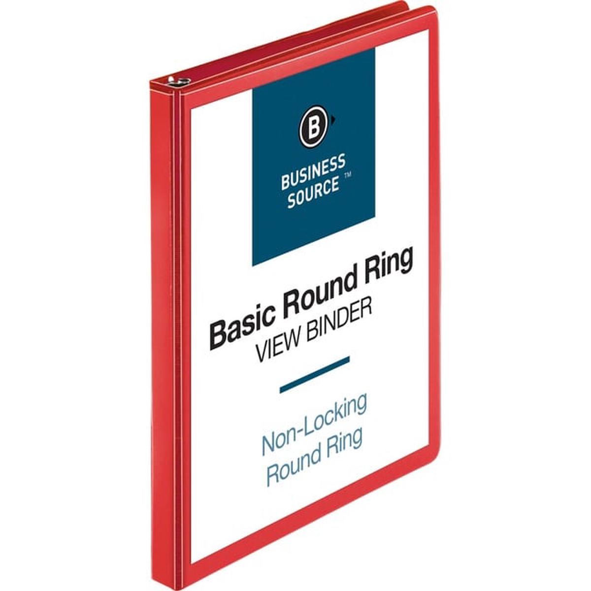 .5 Clear View Red Binder