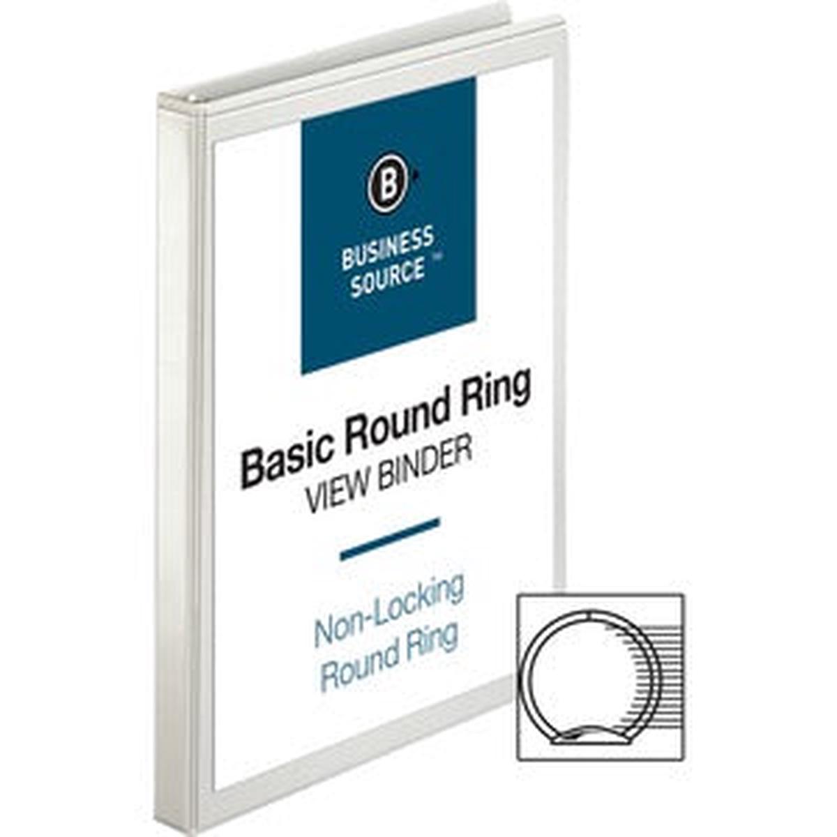 .5 Clear View White Binder