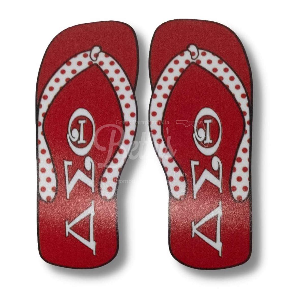 Delta Sigma Theta Flip Flop Sticker Decal