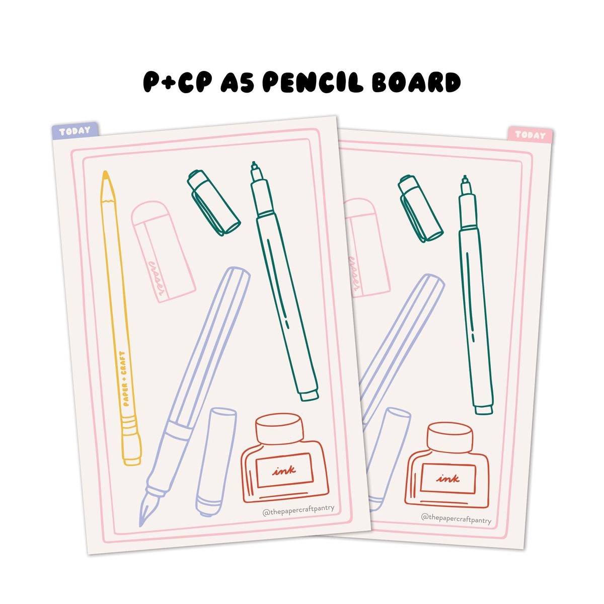 A5 Planner Pencil Board: Stationery