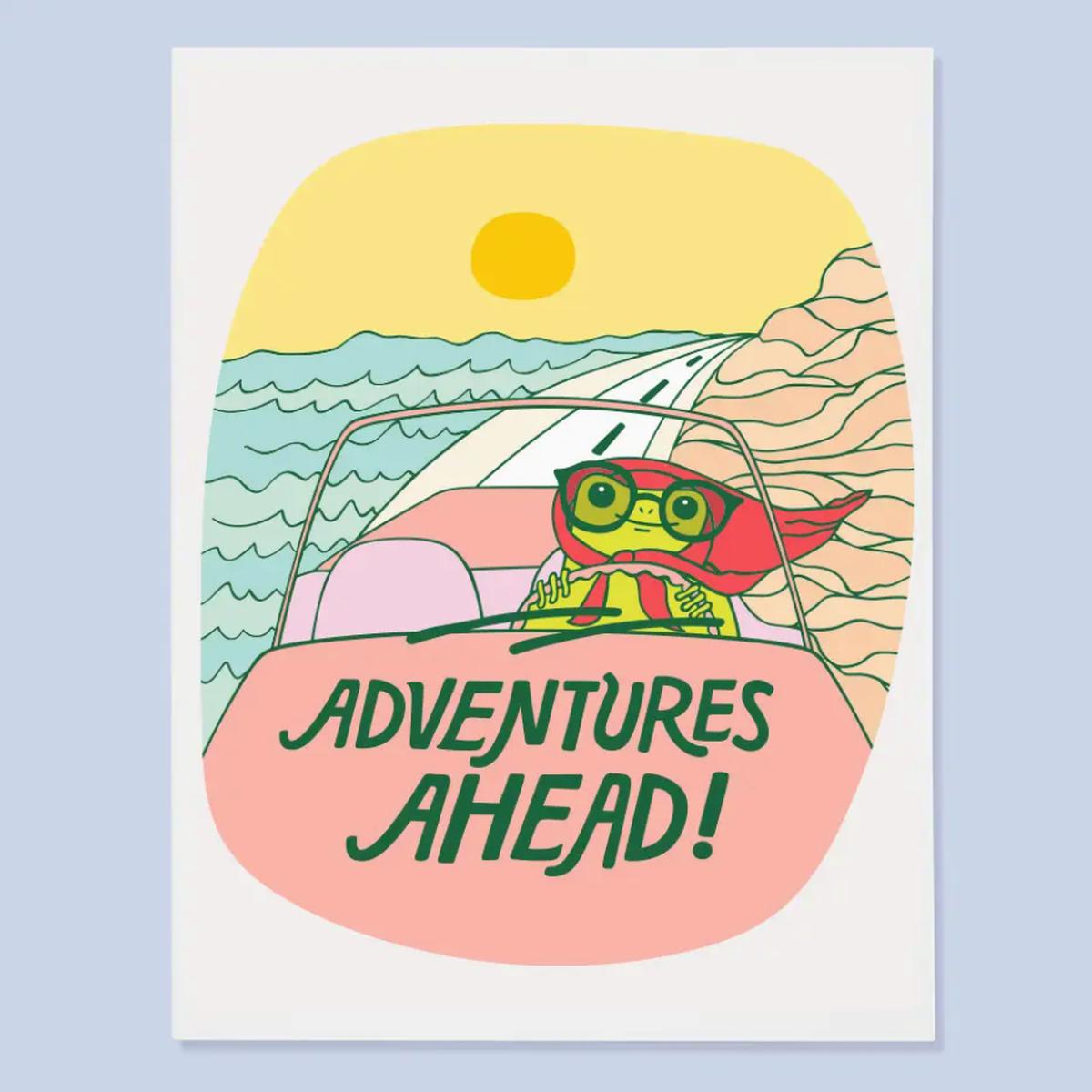 Adventures Ahead Frog