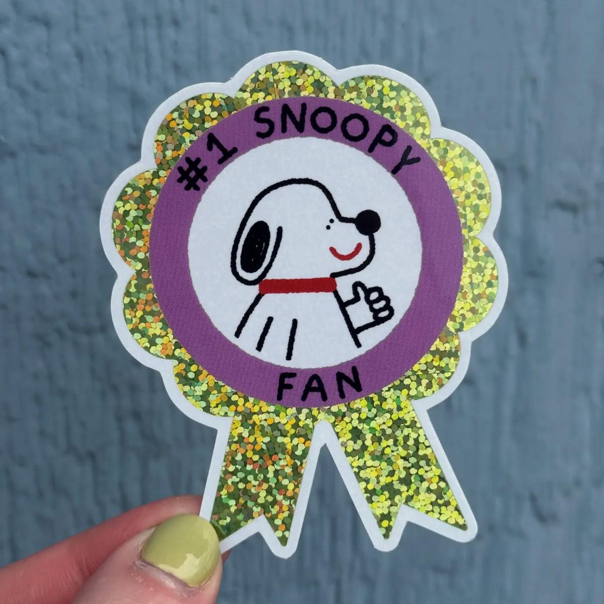 #1 Dog Fan Sticker