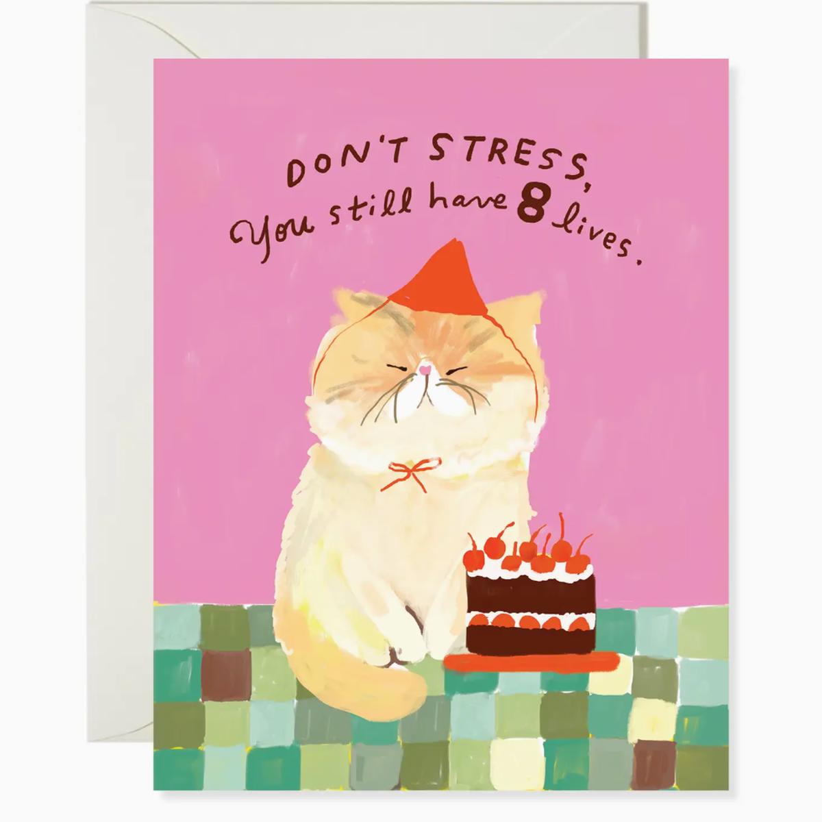 8 Lives Birthday Cat