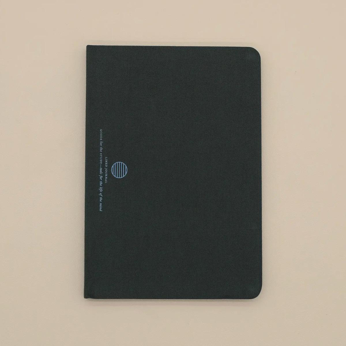 Lined Linen Notebook: Green (B6)