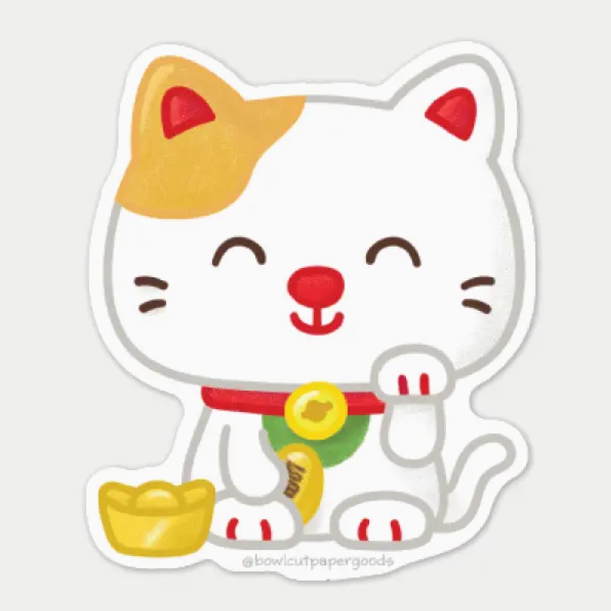 Lucky Cat Sticker