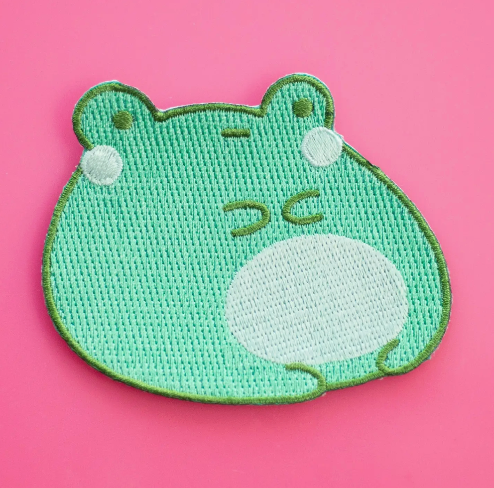 Blob Frog Iron-On Patch