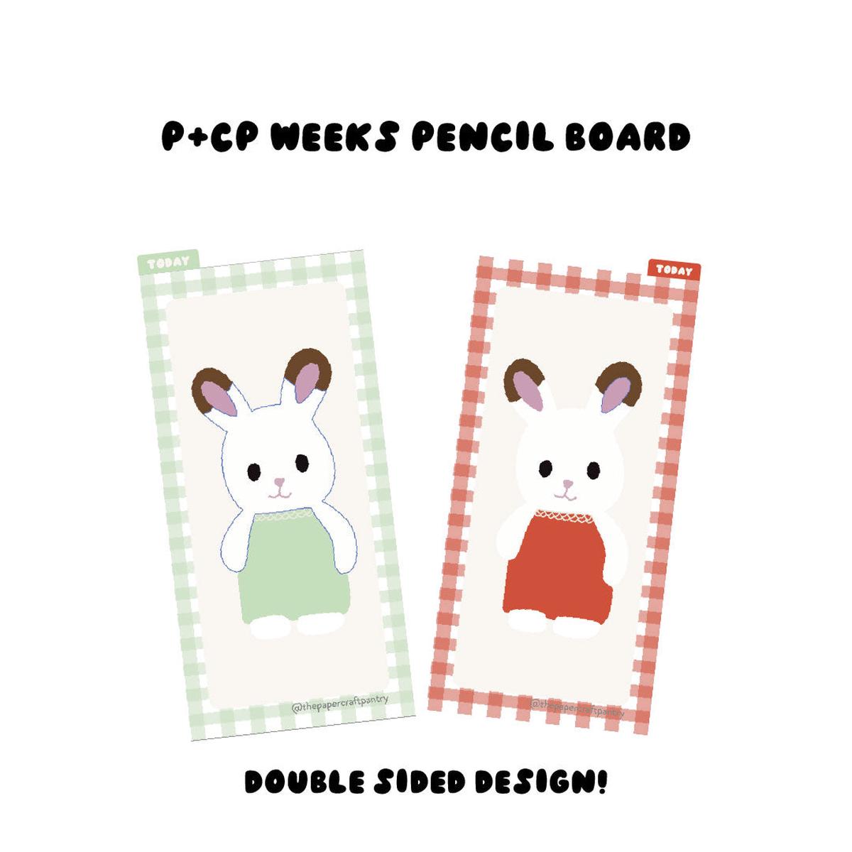 Weeks Pencil Board: Bunny Friend
