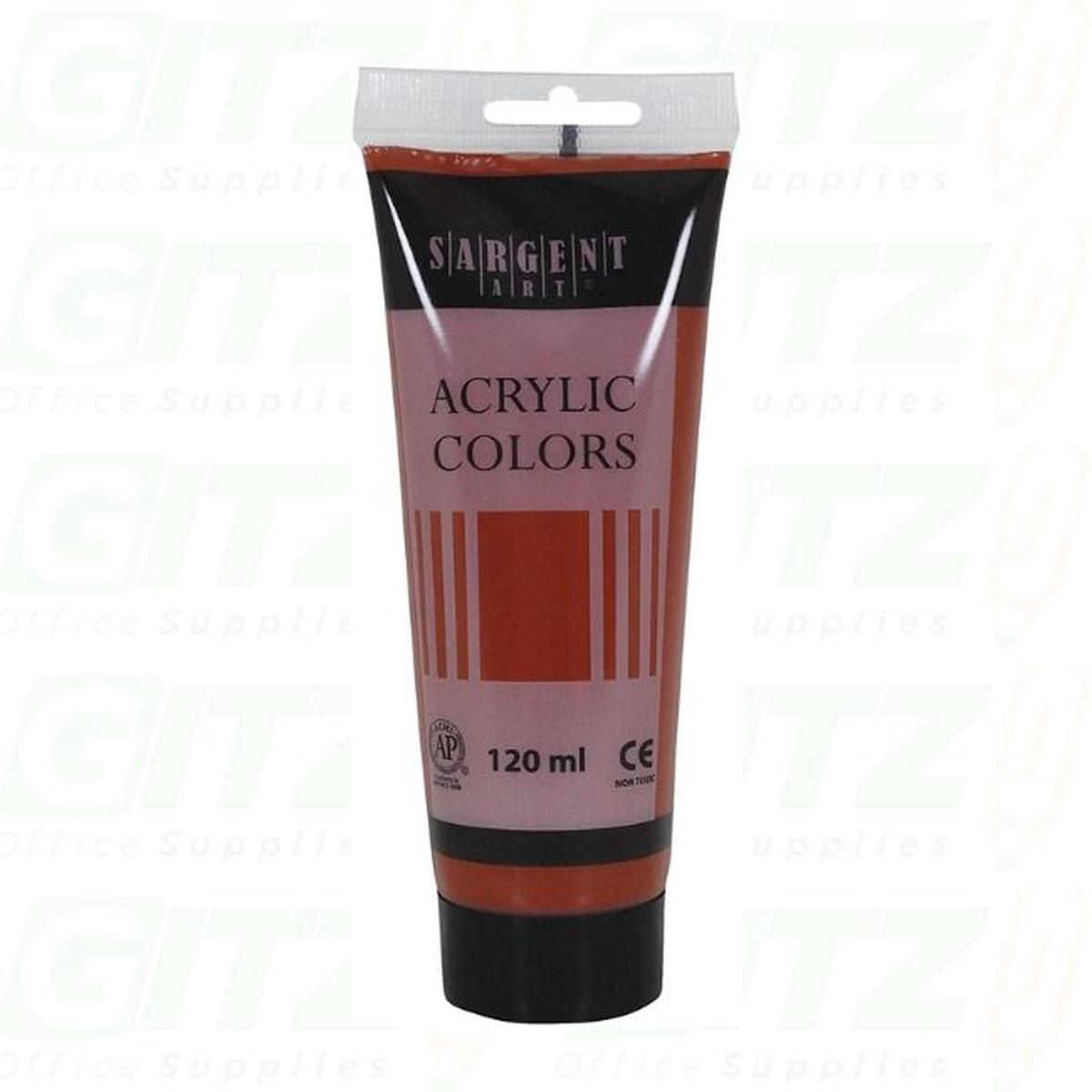 ACRYLIC 120ml BURNT SIENNA - SARGENT ART