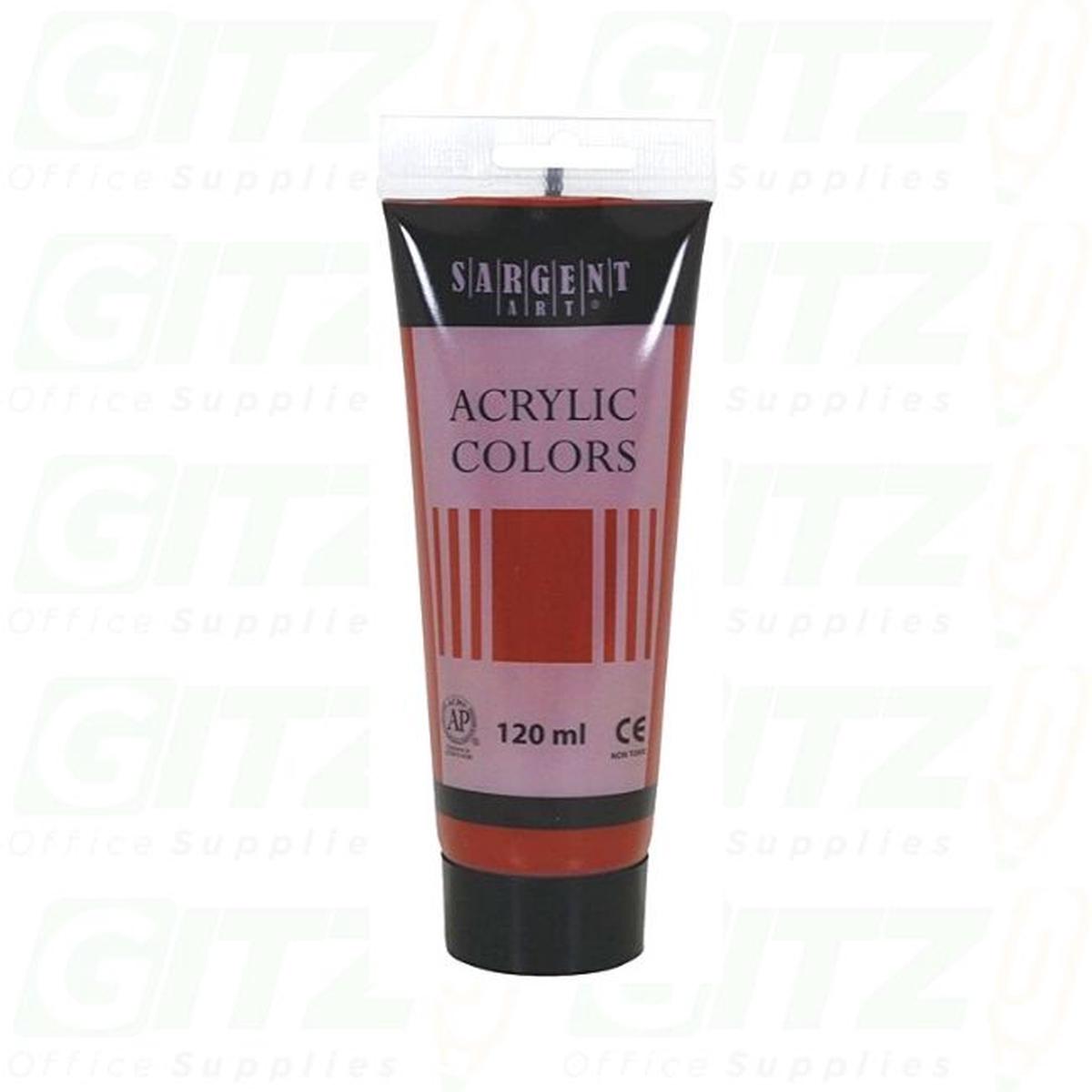Acrylic 120Ml Venetian Red Sargent Art