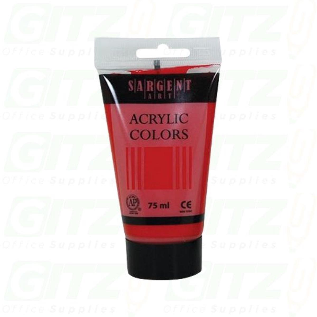 ACRYLIC 75ml SCARLET LAKE-SARGENT