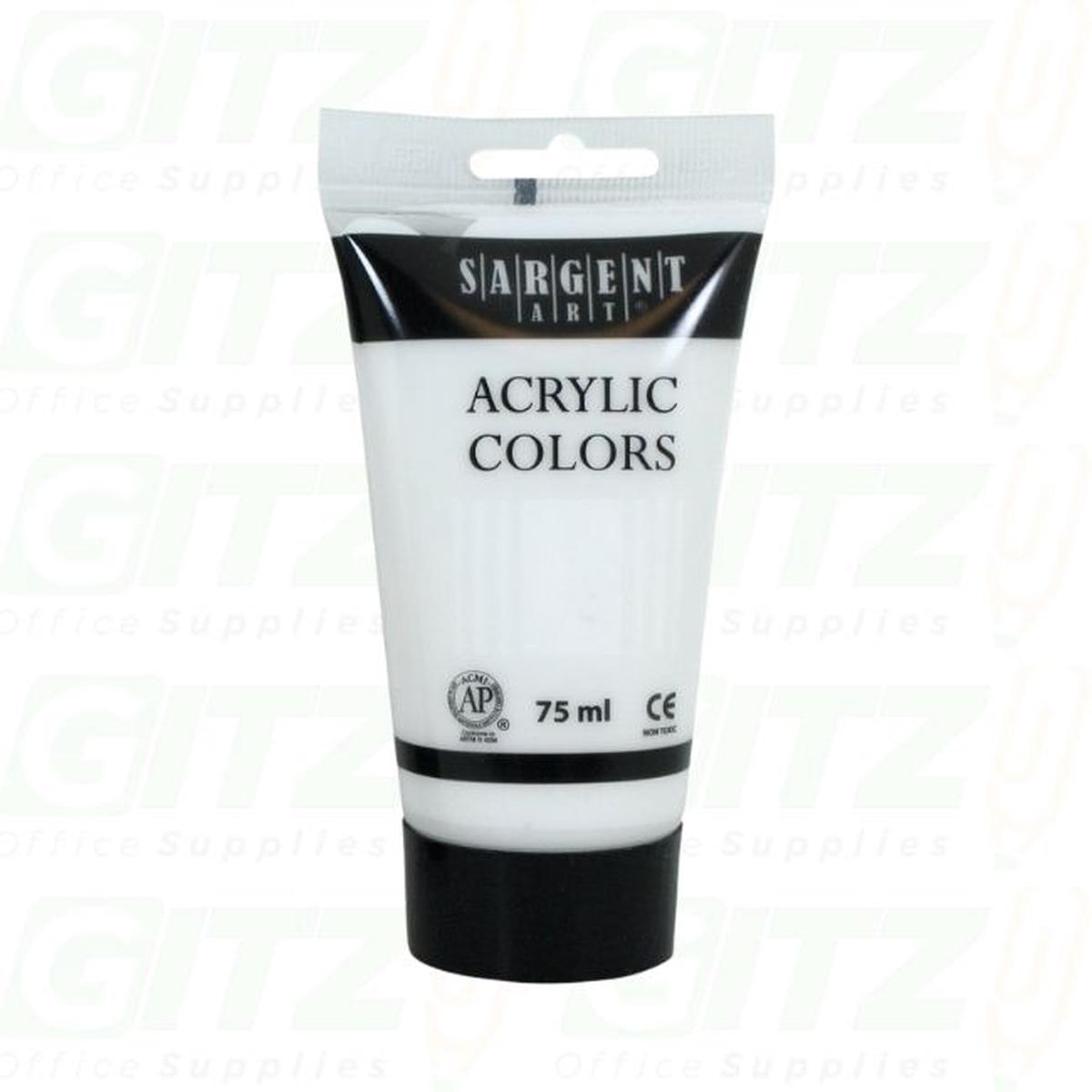 ACRYLIC 75ml TITANIUM WHITE-SARGENT