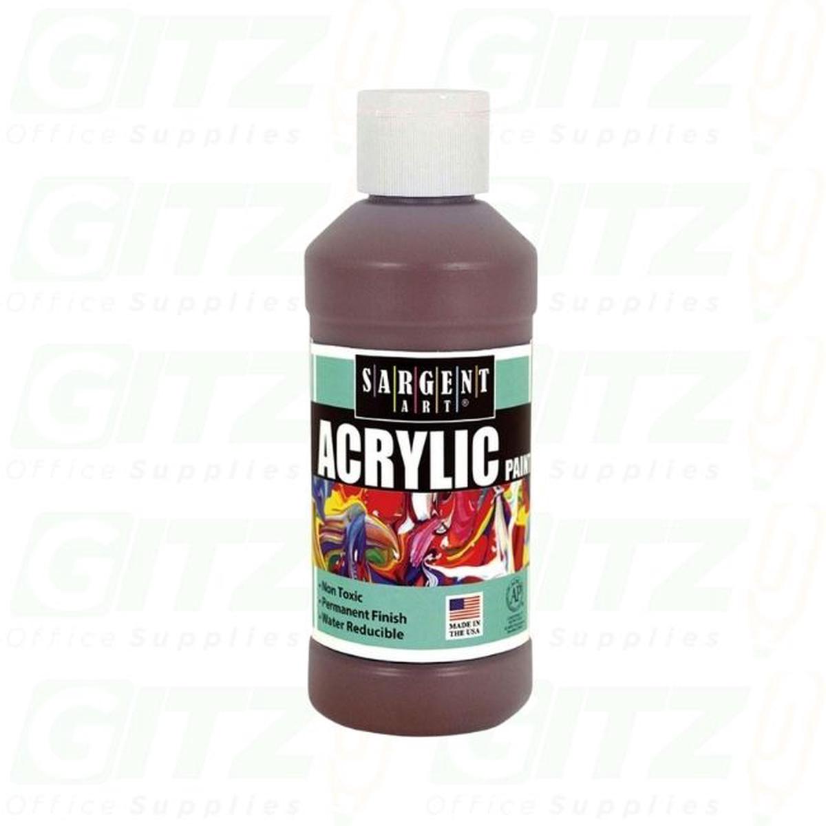 ACRYLIC 8oz BROWN -SARGEANT
