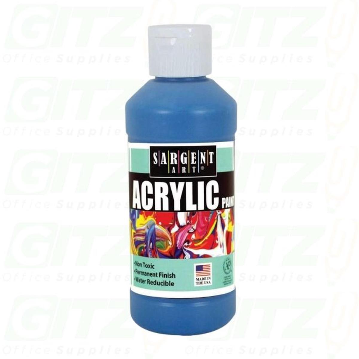 ACRYLIC 8oz TURQUOISE BLUE -SARGENT