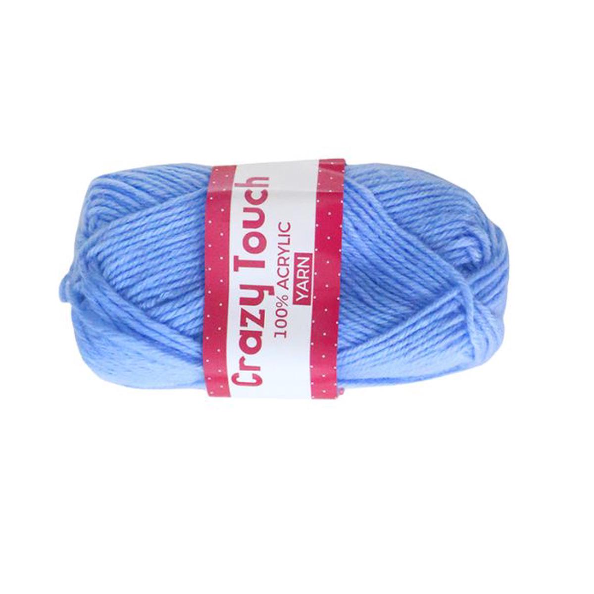 YARN SKY BLUE 100% ACRYLIC MEDIUM #4, 4PLY