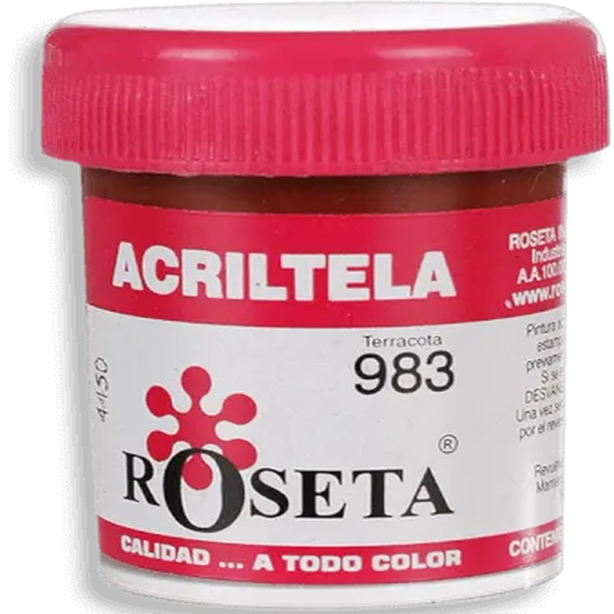 Acrylic Paint Roseta - In Flat Colors - Terracotta Brown 30cc