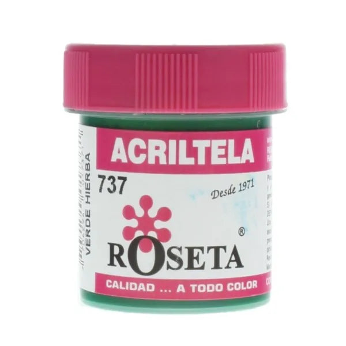 3D Rosette Acrylic Paint, Green, 30 cc