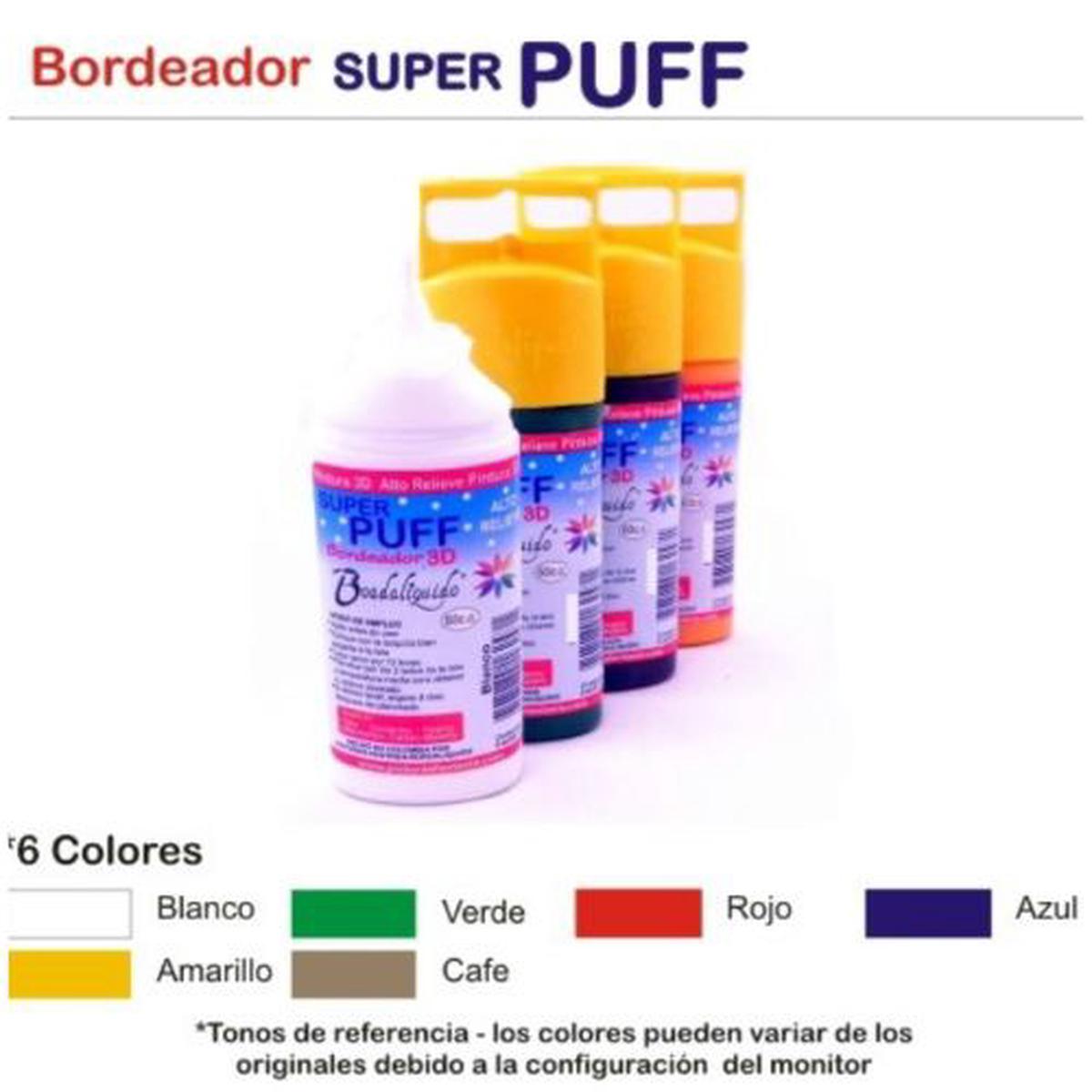 3D paint with puff or snow effect, Bordaliquido - 60 cc Blue
