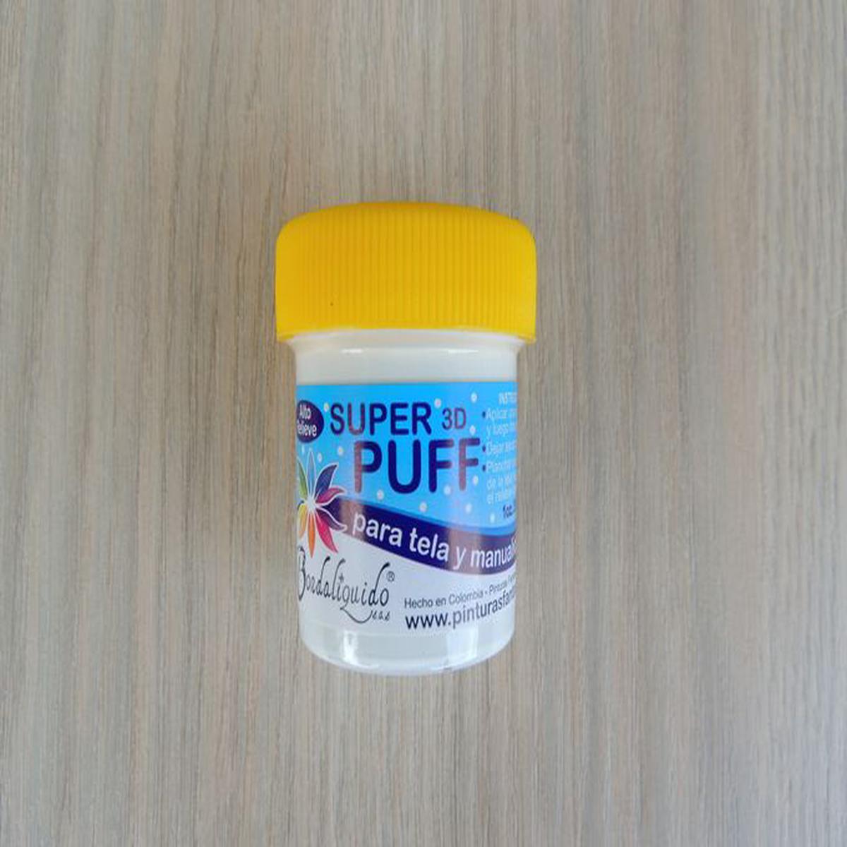 3D puff or snow effect paint, Bordaliquido - 30cc White
