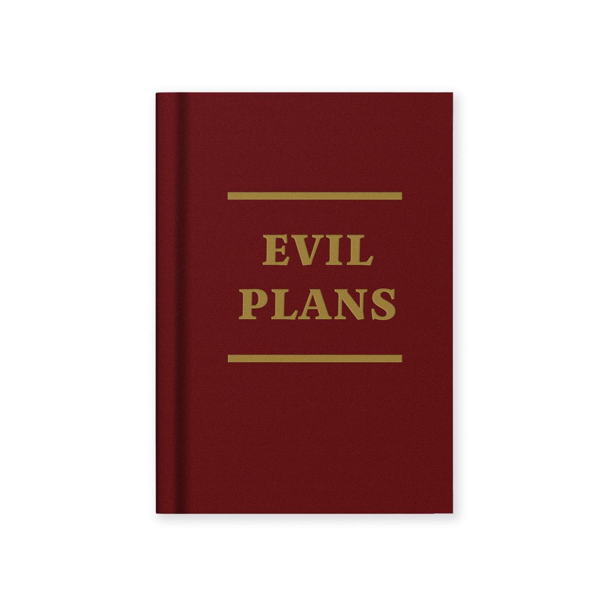 A7 Fabric Cover Notebook - Evil Plans