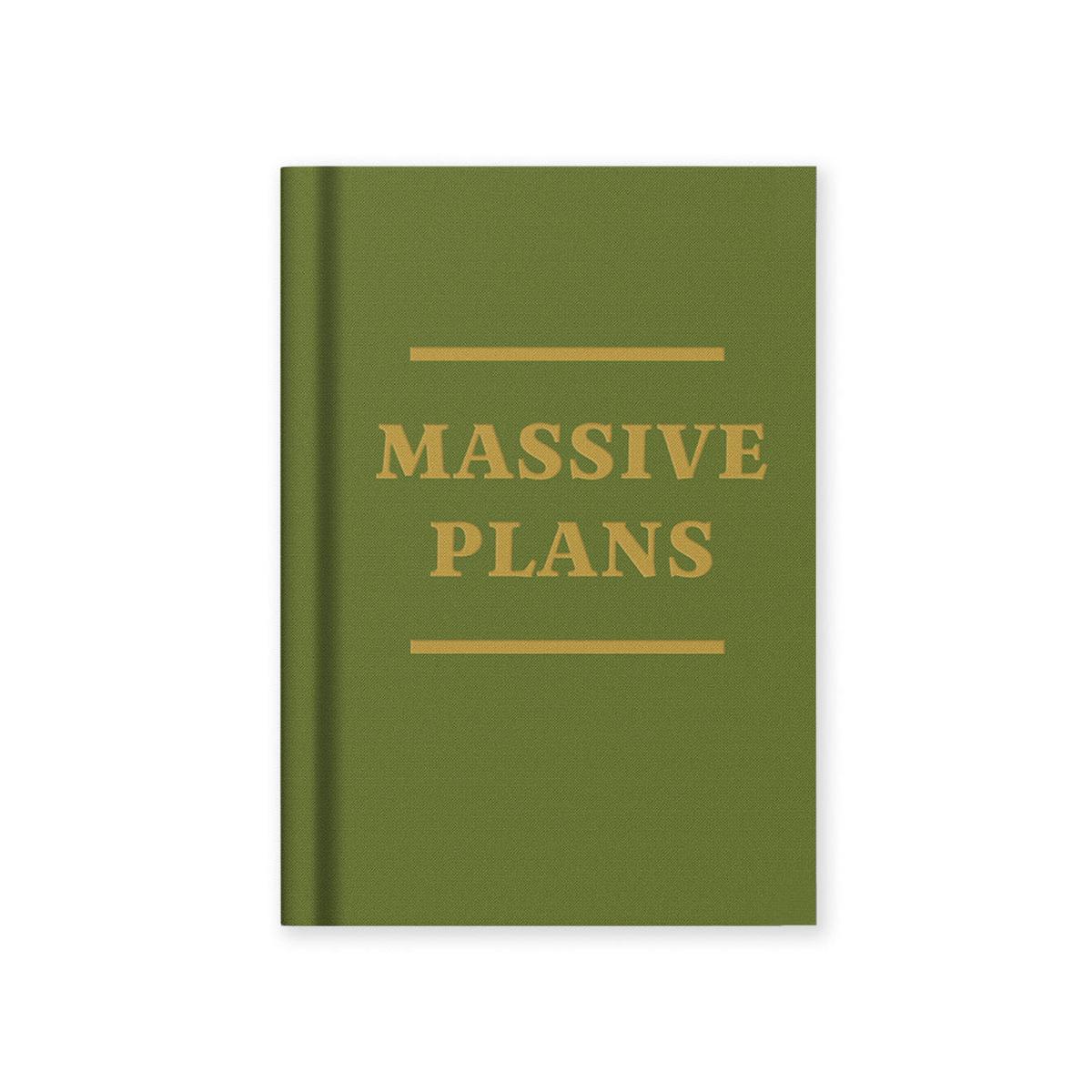 A7 Fabric Cover Notebook - Massive Plans