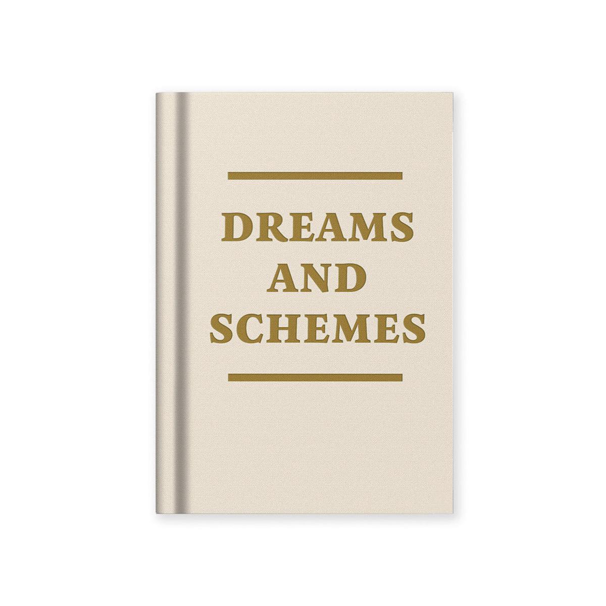 A7 Fabric Covered Notebook - Dreams and Schemes
