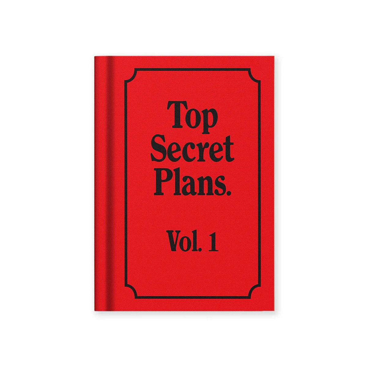 A7 Fabric Covered Notebook - Top Secret Plans