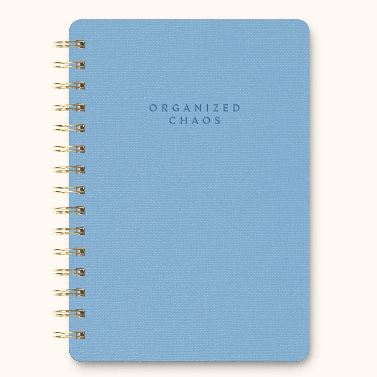 Agatha Notebook -Organized Chaos Sky Blue