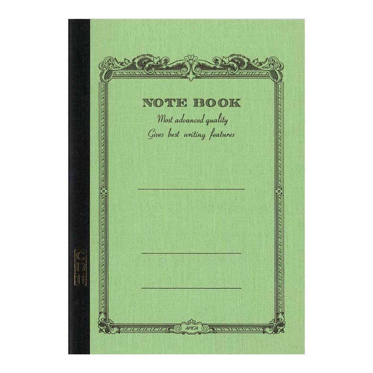 APICA CD Notebook - B5 Green Lined