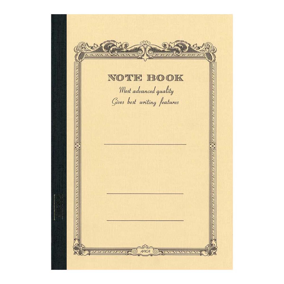 APICA CD Notebook - B5 Ivory Yellow Lined