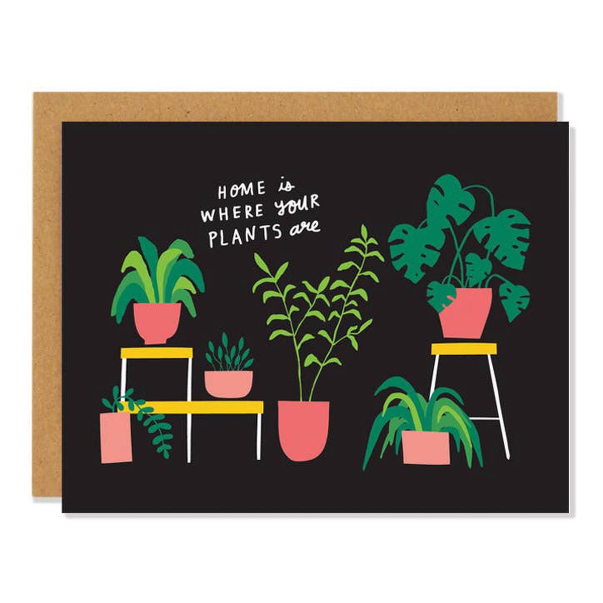 Badger & Burke Greeting Card - Houseplants