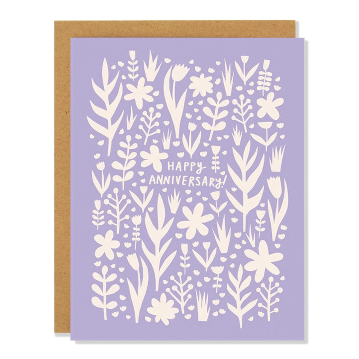 Badger & Burke Greeting Card - Lavender Anniversary