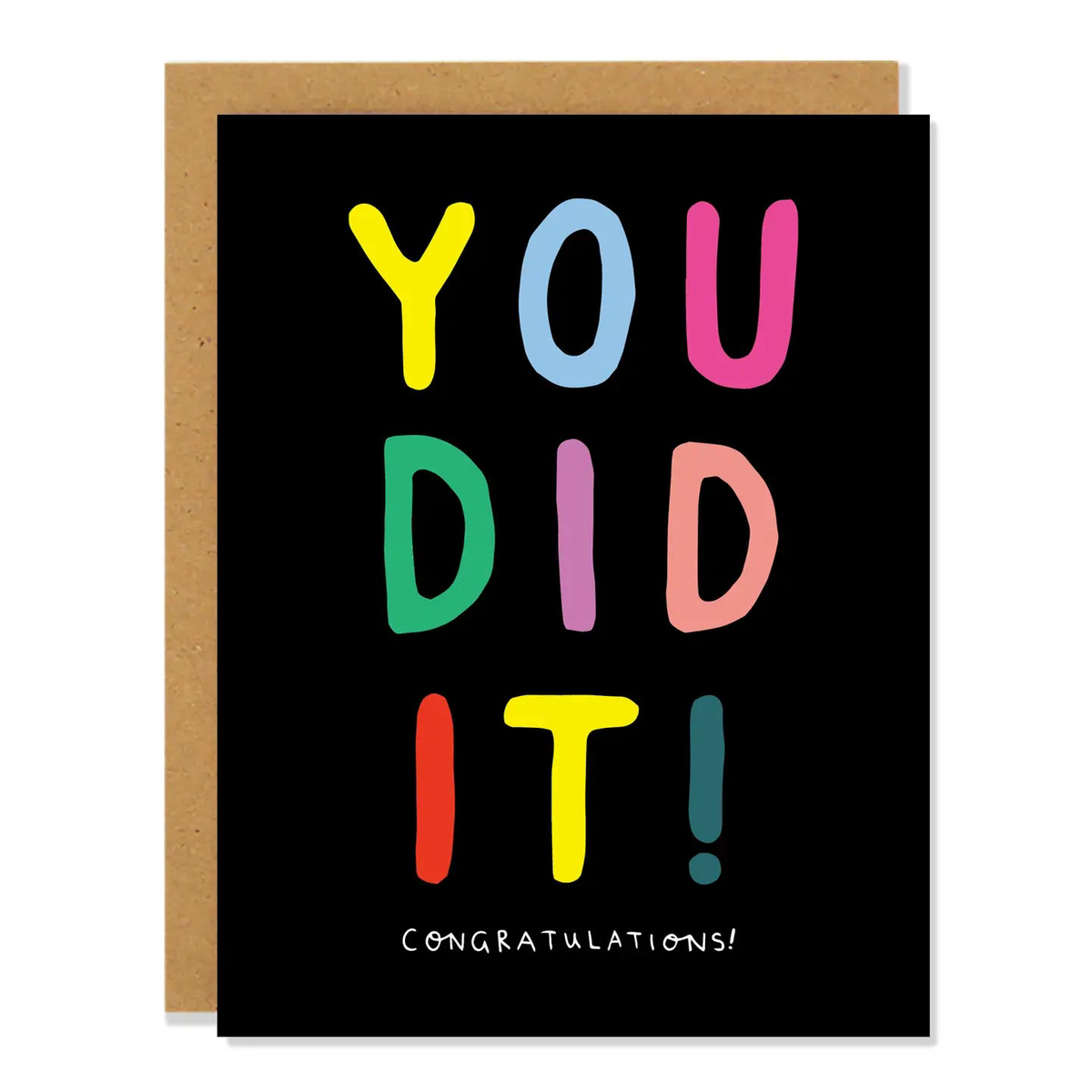 Badger & Burke Greeting Card - You Did It!