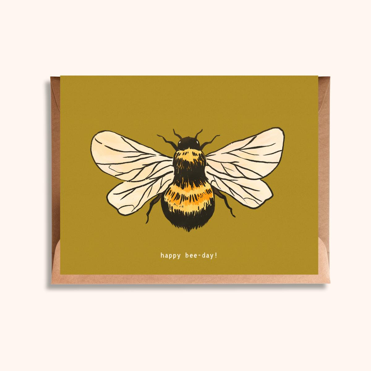Greeting Card - Happy Bee-Day