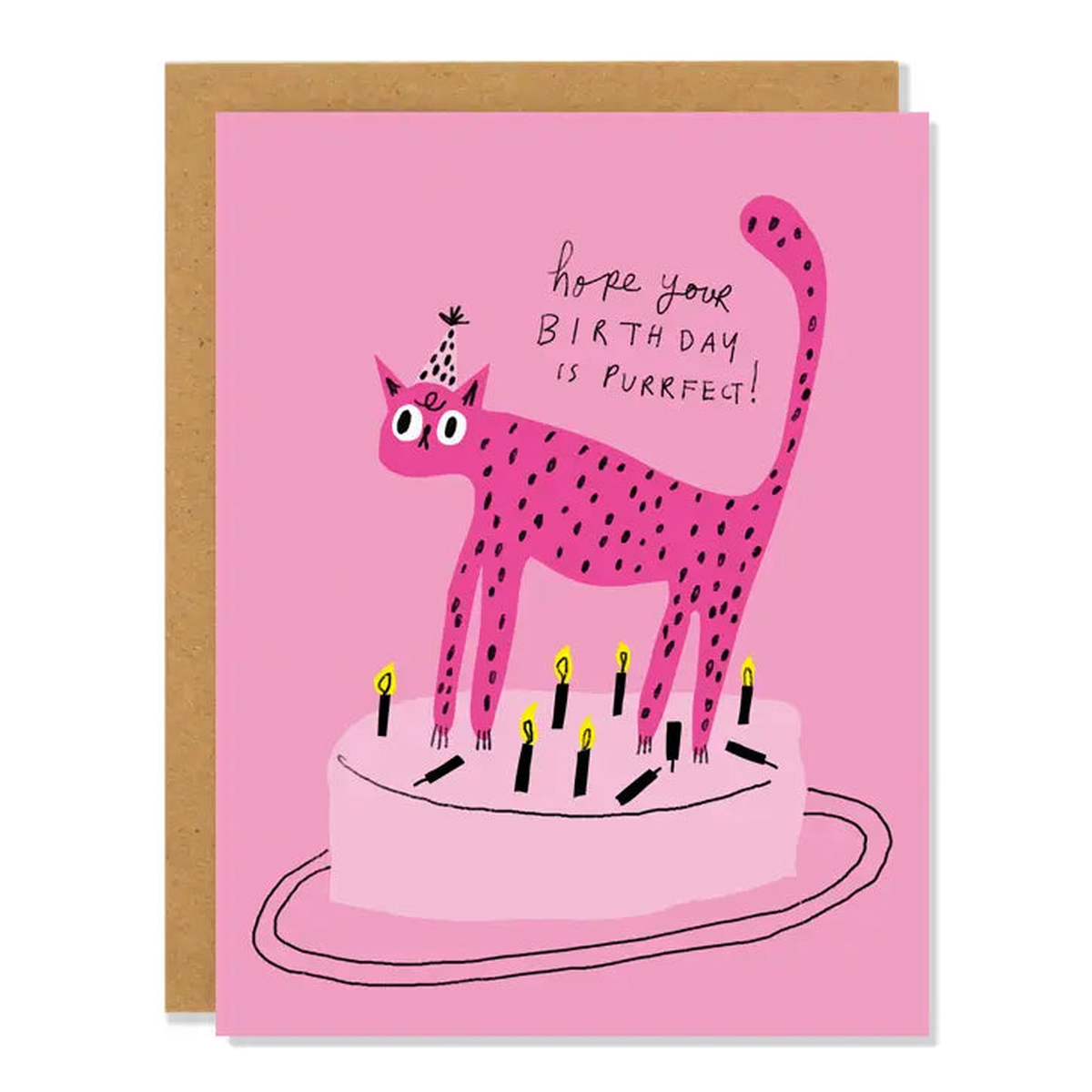 Badger & Burke Greeting Card - Purrfect Cat