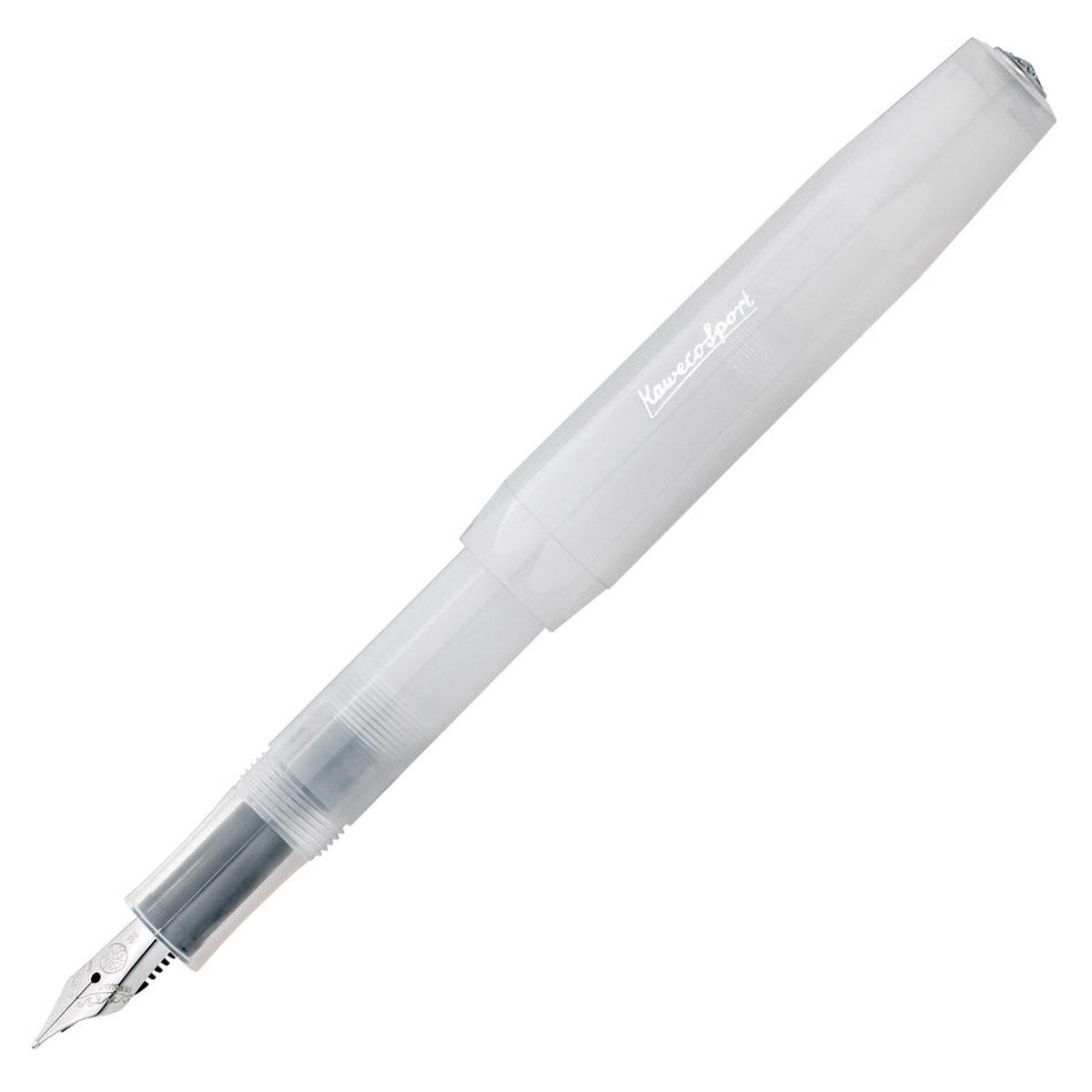 Kaweco Frosted Sport Fountain Pen - Natural Coconut Extra Fine