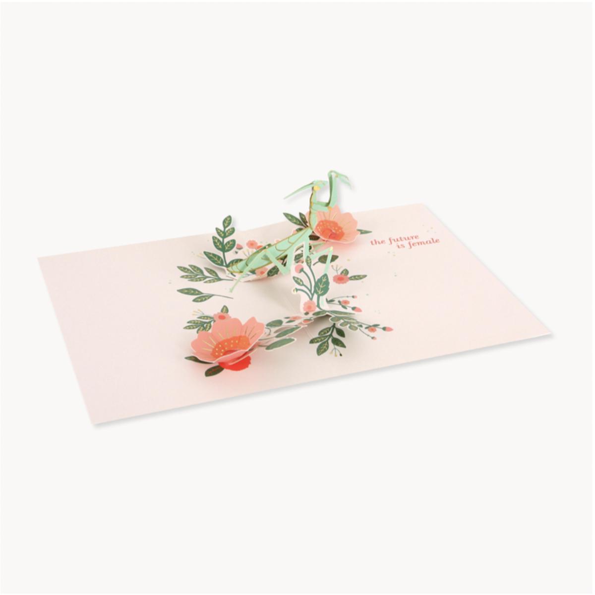 UWP Luxe Greeting Card - Praying Mantis