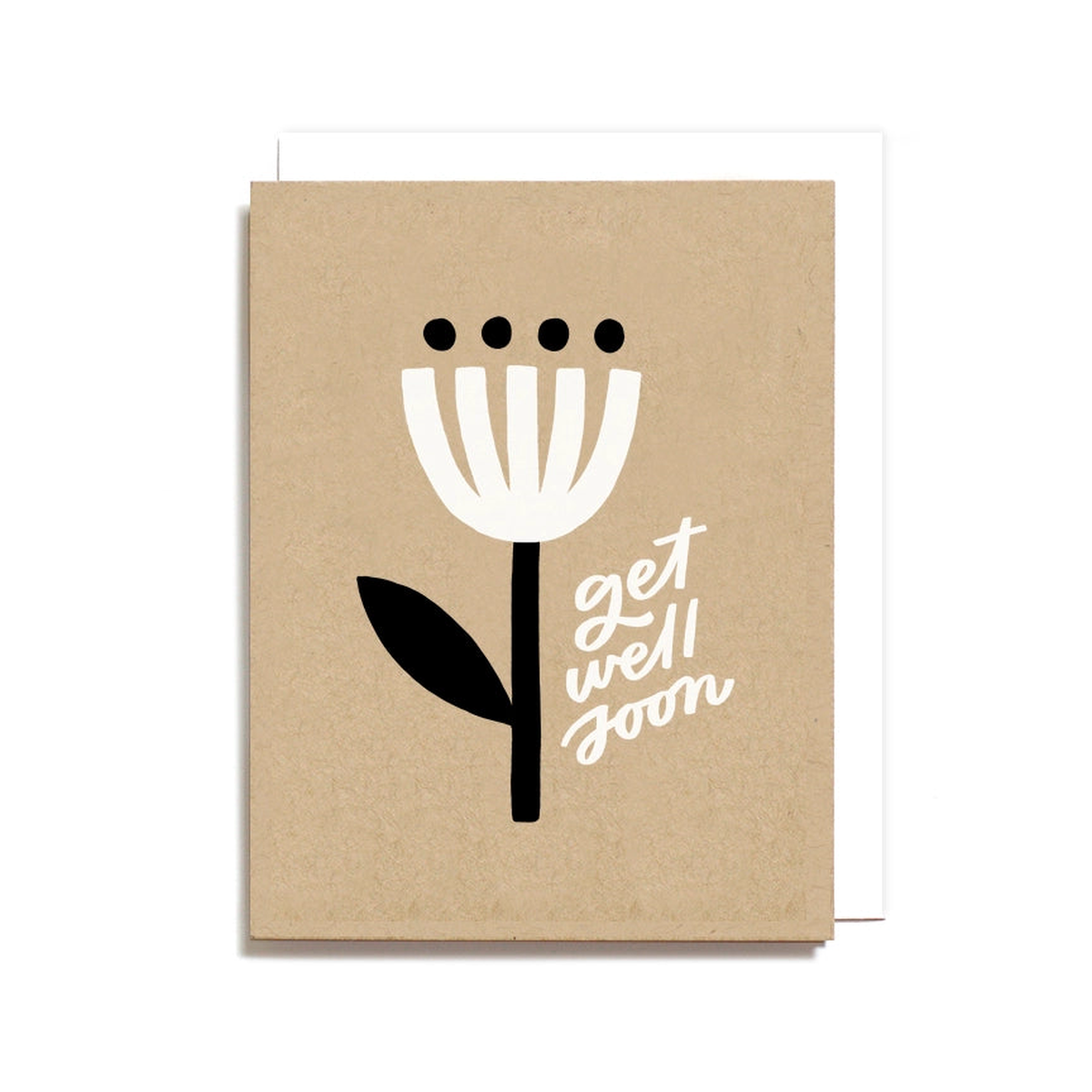 Worthwhile Paper Greeting Card - Get Well Minimal Flower