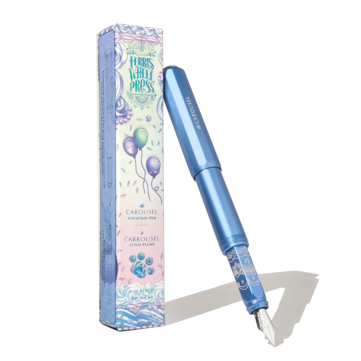 Ferris Wheel Press Carousel Fountain Pen - Blue Revelry, Fine