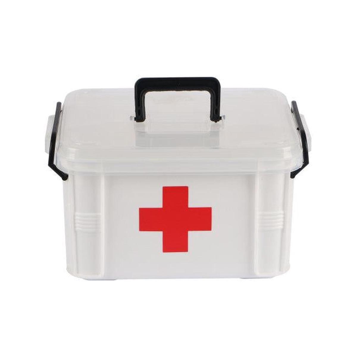 033 PORTABLE FIRST AID KIT MEDICINE STORAGE BOX 16.5*14.5*13