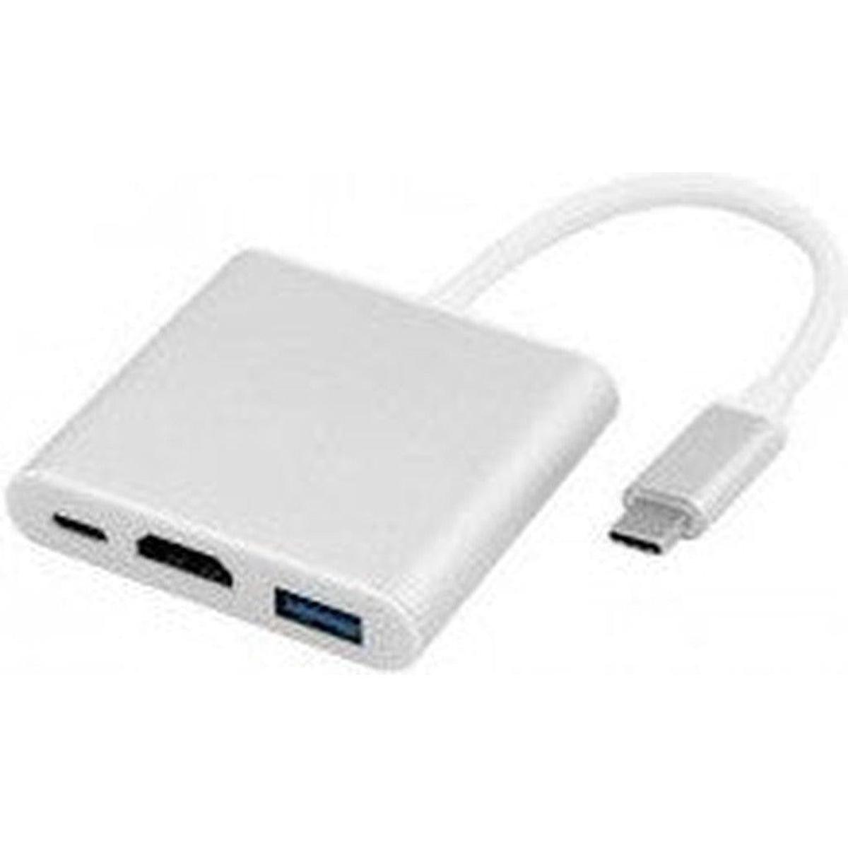 Cable Type-C To Combo (Hdmi, Usb 3.0, Type-C)