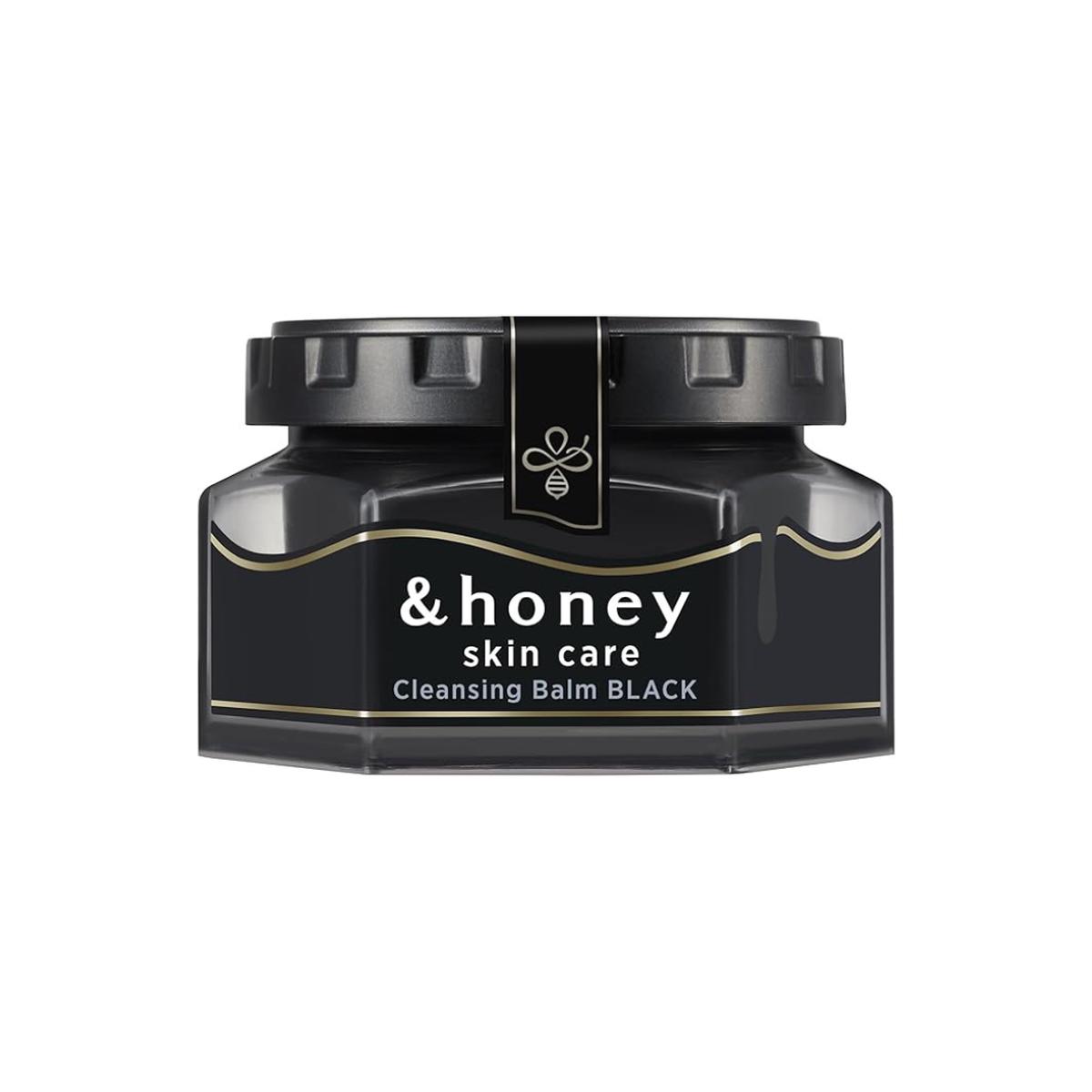 & Honey Cleansing Balm, Black (Sebum Shine Care Type), 3.2 oz (90 g), Black Heads, Sebum Shine Off