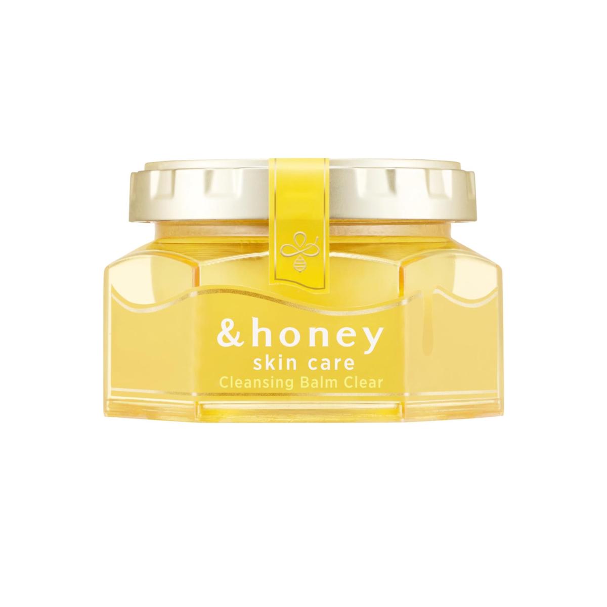 & Honey Cleansing Balm, Clear, 3.2 oz (90 g), Dropping and Moisturizing Your Skin Honey Beauty?Pore Care, For Refreshing and Clear Skin?" W Wash Necessary Eyelash Can Be Applied